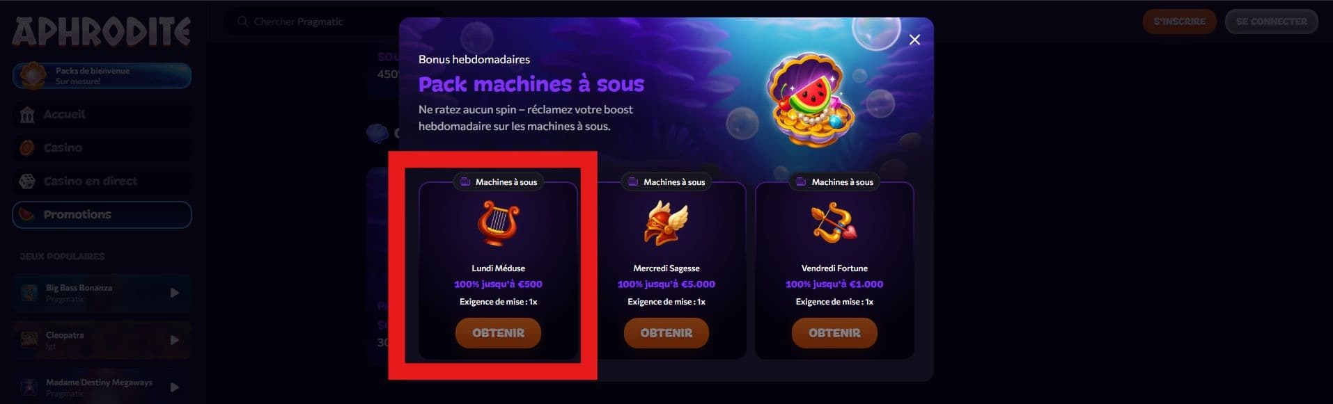 Bonus du Lundi