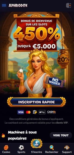 Aphrodite casino mobile