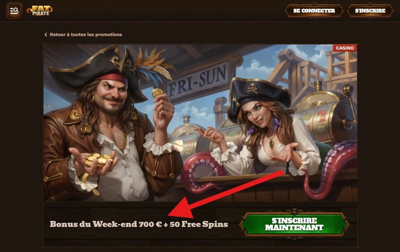 FatPirate bonus weekend