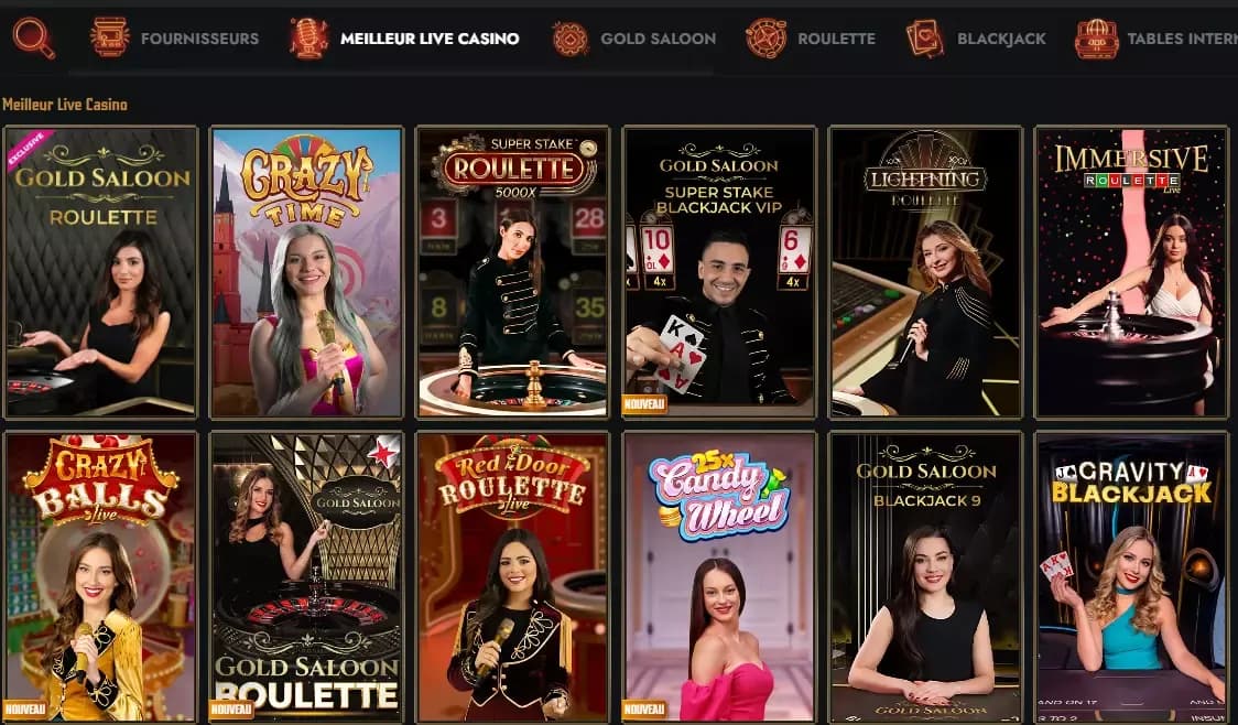 Gransino casino live