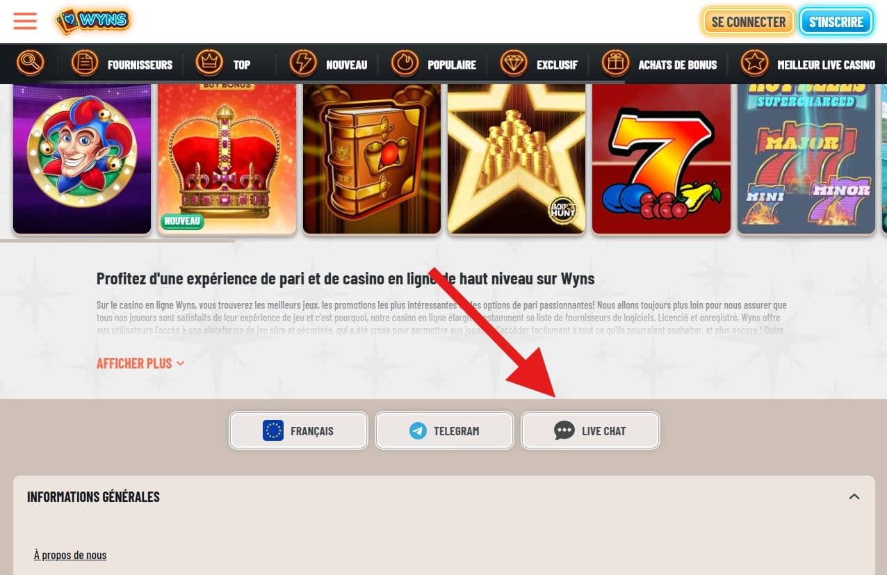 Support client Wyns