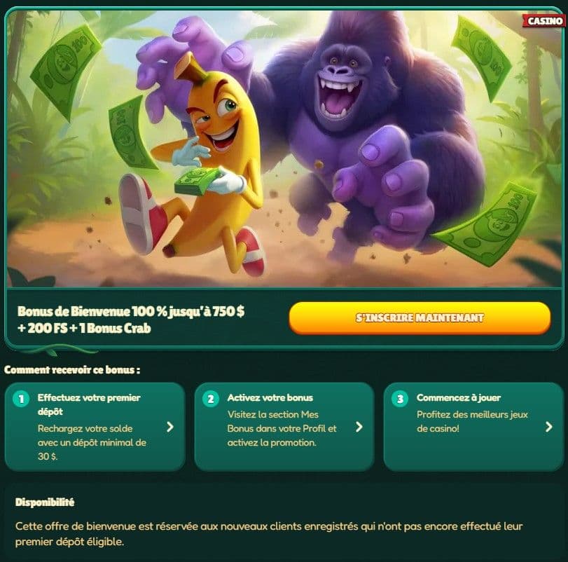 bonus de bienvenue casino gokong