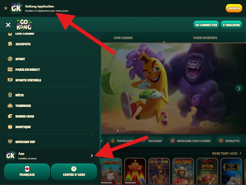 GoKong Casino mobile