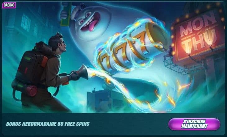 Le bonus des spins gratuits hebdomadaires caspero