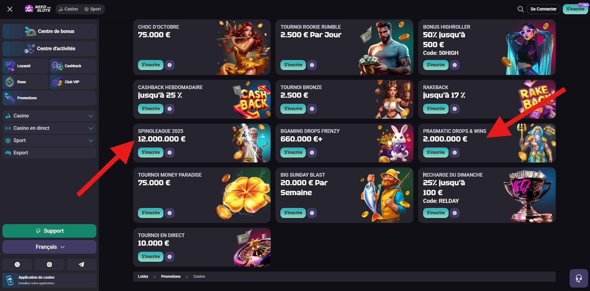 defi needforslots