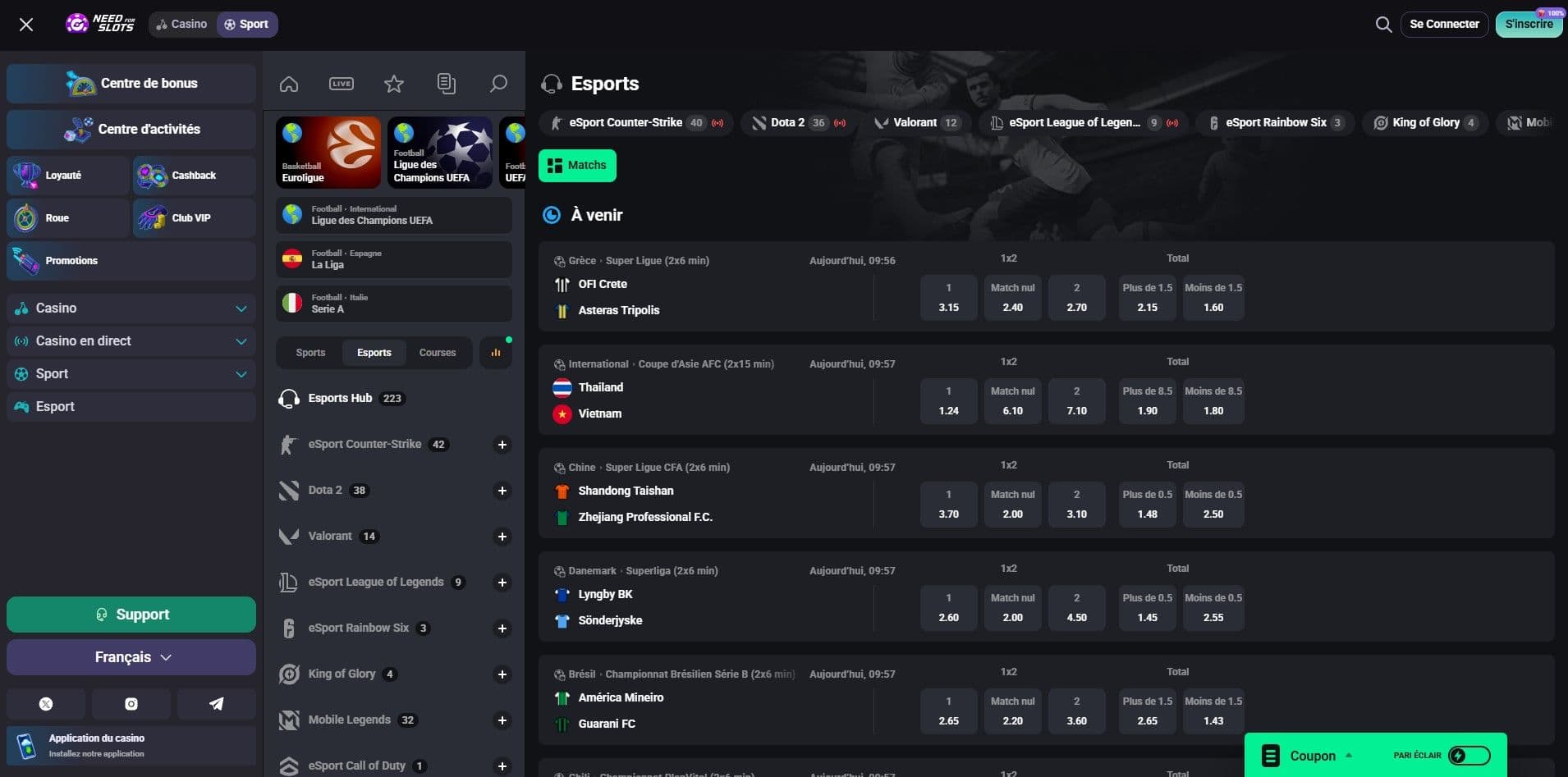 needforslots paris esport