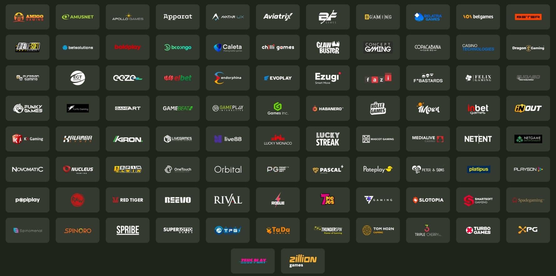 bets buny fournisseurs