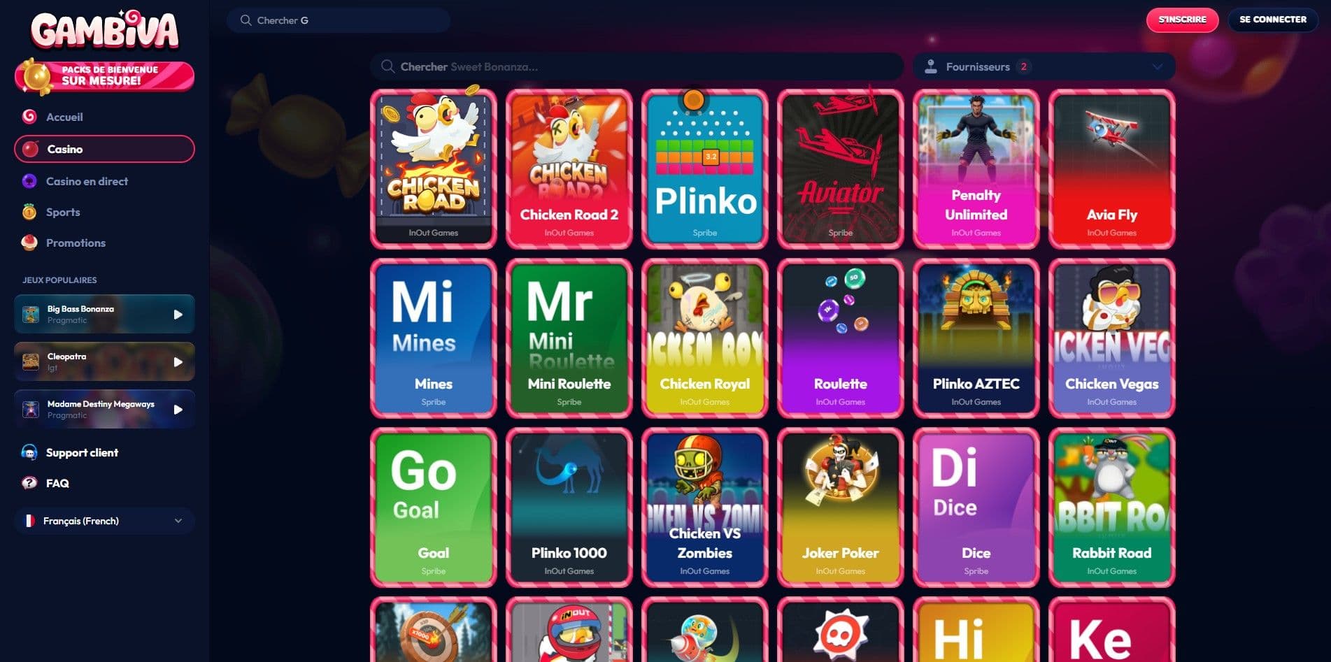 gambiva casino crash games