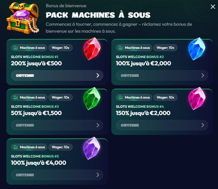 smash casino bonus de bienvenue