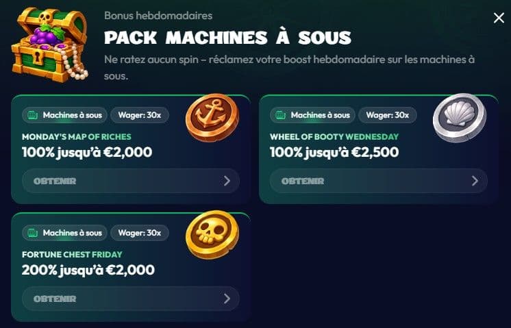 smash casino bonus hebdomadaire