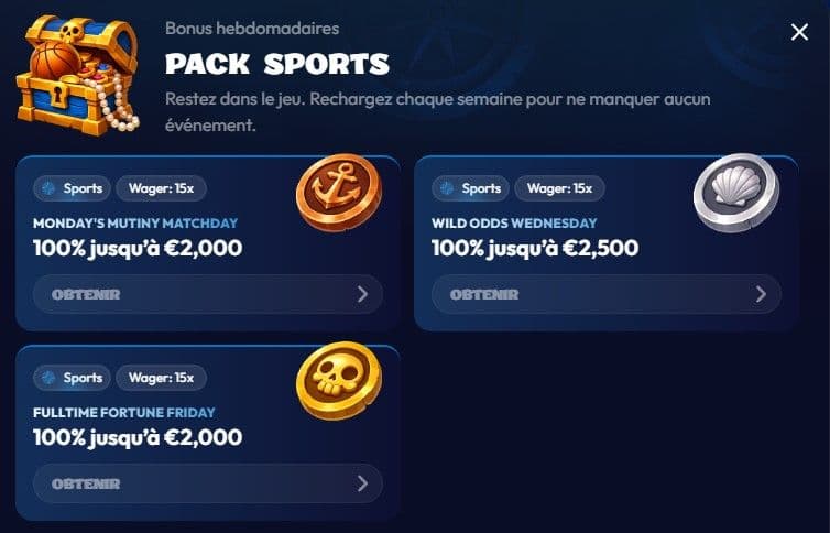 smash paris sportifs bonus hebdomadaire
